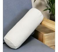 UWOBTN Cylindrique Coussin Velours 40/45/50/60/80/100CM Oreiller Cervical Multifonctionnels Rouleau d'oreiller de traversin Amovible Lavable pour Soutien tête, Cou, lombaires(A5,15x45cm/6x17in)