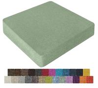 UWOBTN Galette de Chaise en Mousse Mémoire de Forme - 40x40, 45x45, 50x50cm - Coussin Déhoussable Lavable, Antidérapant - pour Intérieur/Extérieur, Jardin, Bureau, Voiture(Colour8,30x30x3cm)