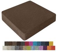 UWOBTN Galette de Chaise en Mousse Mémoire de Forme - 40x40, 45x45, 50x50cm - Coussin Déhoussable Lavable, Antidérapant - pour Intérieur/Extérieur, Jardin, Bureau, Voiture(Colour21,45x45x8cm)