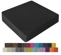 UWOBTN Galette de Chaise en Mousse Mémoire de Forme - 40x40, 45x45, 50x50cm - Coussin Déhoussable Lavable, Antidérapant - pour Intérieur/Extérieur, Jardin, Bureau, Voiture(Colour5,40x40x10cm)