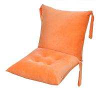 UWOBTN Lot de 1/2/4 Coussin de Chaise avec Dossier, 40×40/50×50cm Velours Galette de Chaise Salle à Manger avec Attaches Coussins de Siège pour Exterieur, Interieur，Jardin, Bureau(E,45x45cm(1PC))