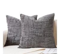 UWOBTN Lot de 2 Decorative Housse de Coussin 45x45 50x50 55x55 Taie d'oreiller 30x50 Zip Invisible Rectangulaire/Carré Douce Canapé Taie Oreiller pour Salon, Chambre à Coucher(B2,30x50 cm Set of 2)