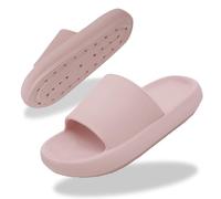 Uwowd Claquette Enfant Pantoufles Antidérapantes Enfants pour Piscine et Plage Claquettes Confortables Fille Garçon Sandales,Rose 30/31