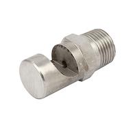 uxcell 1/Flexible tressé en Acier Inoxydable 304 Grand Angle Flood Jet Plat Ventilateur Spray Buse de Pointe