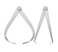 uxcell 1 paire de compas à friction en acier inoxydable pour intérieur et extérieur 200 mm