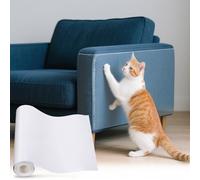 uxcell 1 rouleau de protection anti-rayures pour meubles - 500,4 x 30,5 cm - Protection transparente contre les griffes de chat - Pour coins de canapé, murs, portes