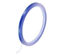 uxcell 1 rouleau de ruban adhésif thermique bleu 5 mm x 33 m 32,9 m résistant à la chaleur pour sublimation, presse vinyle thermique, transfert thermique, circuit imprimé, sans résidus