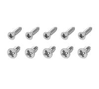 uxcell 100 vis autotaraudeuses M2,2 x 9,5 mm, 100 vis autotaraudeuses cruciformes M2,2 x 6,5 mm en acier inoxydable 304