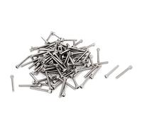 uxcell 100Pcs 15mm de long 0,35mm Pitch Clé hexagonale Socket Head Cap Vis | M1.6 X 14mm