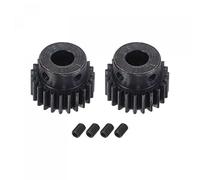 uxcell 1Mod Lot de 2 engrenages à pignon 23T 8 mm alésage de moteur en acier trempé avec marche pour voiture télécommandée et camion