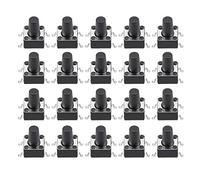 uxcell 6 x 6 x 9 mm Panneau momentané PCB SMD SMT Mount 4 broches Bouton poussoir SPST Tactile Tact Switch 20pcs