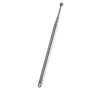 uxcell AM FM Radio Antenne Remplacement Universel Connecteur Téléscopique 5 Sections 355mm 13.99 Pouce Acier Inoxydable pour Audio Video Équipement