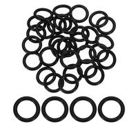 uxcell AS-208 Lot de 50 joints toriques en caoutchouc nitrile de 1,6 cm de diamètre intérieur, 2,2 cm de diamètre extérieur, 0,3 cm de large pour réparation d'étanchéité de plomberie et machine