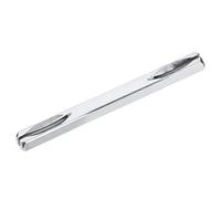 uxcell Axe de poignée de porte de rechange de 104 mm de long pour porte vintage droite de rechange carrée en fer, argenté