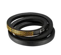 uxcell B-48 Courroies trapézoïdales de 121,9 cm de longueur intérieure, courroie d'entraînement en caoutchouc section B