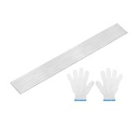 uxcell Barre plate en acier inoxydable 304 de 0,3 cm d'épaisseur, 4,5 cm de large, 30,5 cm de long, finition brossée pour cuisine, loisirs créatifs, ton argenté