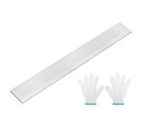 uxcell Barre plate en acier inoxydable 304 de 0,6 cm d'épaisseur, 4,5 cm de large, 30,5 cm de long, finition brossée pour cuisine, loisirs créatifs, ton argenté