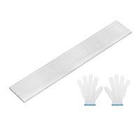 uxcell Barre plate en acier inoxydable 304 de 0,6 cm d'épaisseur, 5,1 cm de large, 30,5 cm de long, finition brossée pour cuisine, loisirs créatifs, ton argenté