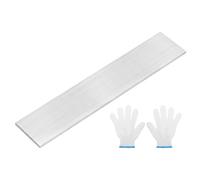 uxcell Barre plate en acier inoxydable 304 de 0,6 cm d'épaisseur, 6,3 cm de large, 30,5 cm de long, finition brossée pour cuisine, loisirs créatifs, ton argenté