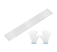 uxcell Barre plate en acier inoxydable 304 de 1,6 cm d'épaisseur, 5,1 cm de large, 30,5 cm de long, finition brossée pour cuisine, loisirs créatifs, ton argenté