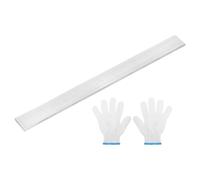 uxcell Barre plate en acier inoxydable 304 de 1,9 cm d'épaisseur, 4,5 cm de large, 30,5 cm de long, finition brossée pour cuisine, loisirs créatifs, ton argenté