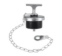 uxcell Bouchon de remplissage d'huile moteur universel de 5,1 cm avec chaîne pour moteurs N14 L10 M11 ISM Deisel