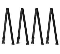 uxcell Bretelles réglables de Soutien-Gorge de Remplacement de Ceinture d'épaule élastique pour Femme Rouge-2 18 mm Noir-1 10 mm