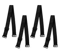 uxcell Bretelles réglables de Soutien-Gorge de Remplacement de Ceinture d'épaule élastique pour Femme Rouge-2 18 mm Noir-5 18 mm