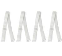 uxcell Bretelles réglables de Soutien-Gorge de Remplacement de Ceinture d'épaule élastique pour Femme Rouge-2 18 mm Blanc-3 15 mm