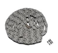 uxcell Chaîne à rouleau métrique standard 06B, chaînes en acier au carbone de 1,5 m, chaîne d'entraînement à rouleau industriel de 0,95 cm pour moto, vélo, machines industrielles - 160 maillons