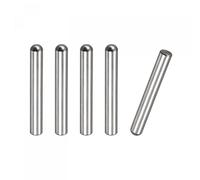 uxcell Chevilles de 8 x 60 mm, 5 pièces en acier inoxydable 304 à tête ronde plate chanfreinée en bois pour étagère de lit superposé