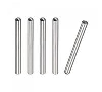 uxcell Chevilles de 8 x 80 mm, 5 pièces en acier inoxydable 304 à tête ronde plate chanfreinée en bois pour étagère de lit superposé