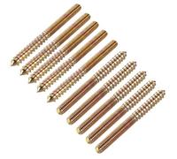 uxcell Cintre Boulon à tête double vis auto foreuse pour meubles en bois M6x68mm-10pcs