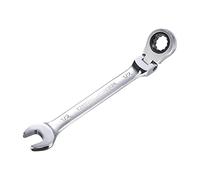 uxcell Clé mixte à cliquet à tête flexible 1/2" SAE 72 dents 12 points Cr-V