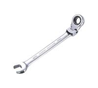 uxcell Clé mixte à cliquet à tête flexible SAE 72 dents 12 points Cr-V