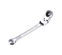 uxcell Clé mixte à cliquet à tête flexible SAE 72 dents 12 points Cr-V 9/32"