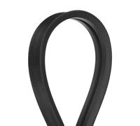 uxcell Courroie trapézoïdale classique en caoutchouc enveloppé 2/A68 ou 2/4L700, 2 bandes/2 nervures, profil A, circonférence intérieure de 1725 mm