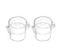uxcell Couvercle Protection Pastique Interrupteur Pour Bouton-poussoir 22mm Dia 55 * 55 2Pcs
