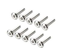 uxcell Douille hexagonale Vis à tête Boulons de meubles Fastener Fixations en acier carbone M6x30mm,10pcs