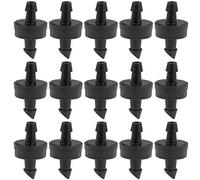 uxcell Émetteur compteur de pression pour gazon avec raccord de tuyau barbelé 2.6 GPH 25pcs noir