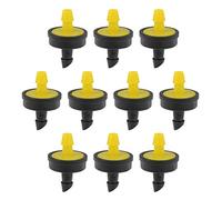 uxcell Émetteur Compteur de Pression pour Gazon avec raccord de Tuyau barbelé 5 GPH 50pcs Jaune