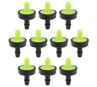 uxcell Émetteur compteur de pression pour gazon avec raccord de tuyau barbelé 8 GPH 50pcs Vert