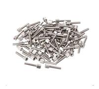 uxcell F/M Laiton entretoises hexagonale Vis PCB pilier Plaqué nickel 100 pcs 4#-40 5+16mm Silver Tone(Brass)