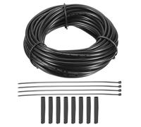 uxcell Fil électrique de calibre 24 à 2 conducteurs, cordon en PVC toronné 24 AWG, câble en cuivre basse tension 24/2 pour câblage de maison, garage, remorque, bateau, 9,1 m