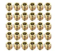 uxcell fileté Insert Écrous en alliage de zinc Hex-flush Boulon Assortiment M4x8mm-30pcs