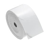 uxcell Frise murale imperméable à décoller et à coller, 10,2 x 1000,8 cm, grain de marbre blanc, bordure autocollante, lignes de bordure murale pour mur, table d'angle, meubles, cadre miroir