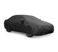 uxcell Housse de Voiture complète imperméable, Protection Contre la Pluie et Le Soleil, Convient pour berline de 450 à 475 cm, Noir