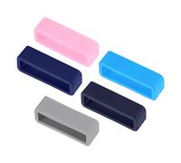 uxcell Lot de 10 bracelets de montre de rechange en caoutchouc pour bracelet de montre de 24 mm de largeur - 5 couleurs