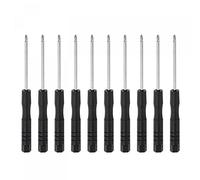 uxcell Lot de 10 mini tournevis cruciformes de 1,5 mm pour réparation de montres, lunettes, boucle en métal