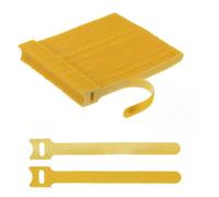 uxcell Lot de 100 attaches auto-agrippantes réutilisables, organiseurs de fils auto-agrippants de 15,2 cm pour cordons d'alimentation, câbles de données, fils de TV/PC, chargeurs - Sangles en tissu